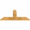 Ekena Millwork Portland Rough Sawn Timber Gable Bracket, Western Red Cedar, 48"W x 24"H x 2"D x 6"F, 12/12 Pitch GBW048X24X0206POR00RWR - alternate 3
